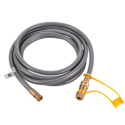 Low Pressure Natural Gas and Propane Gas Hose For Heater Grill With 3/8" NPT Quick Disconnect